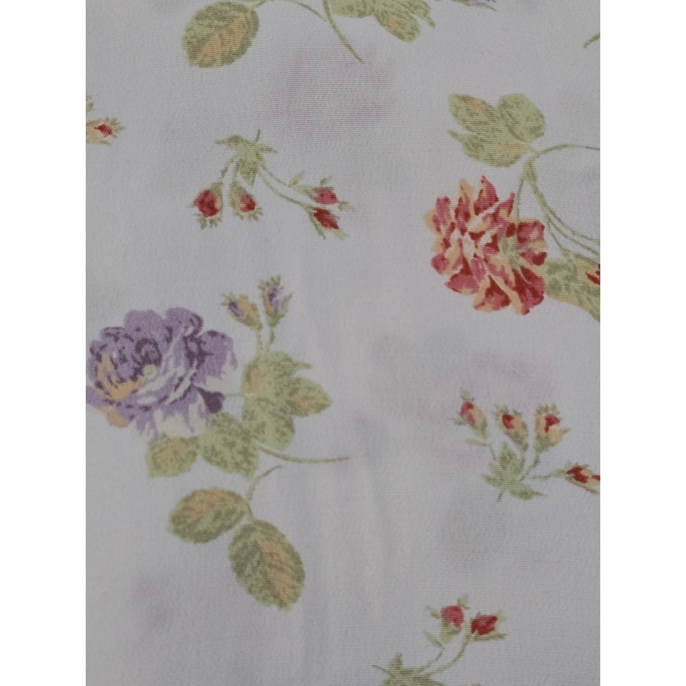 Laura Ashley Vintage Floral Lace Trimmed Cami Cottage Core Slip Dress Large - Picture 8 of 12